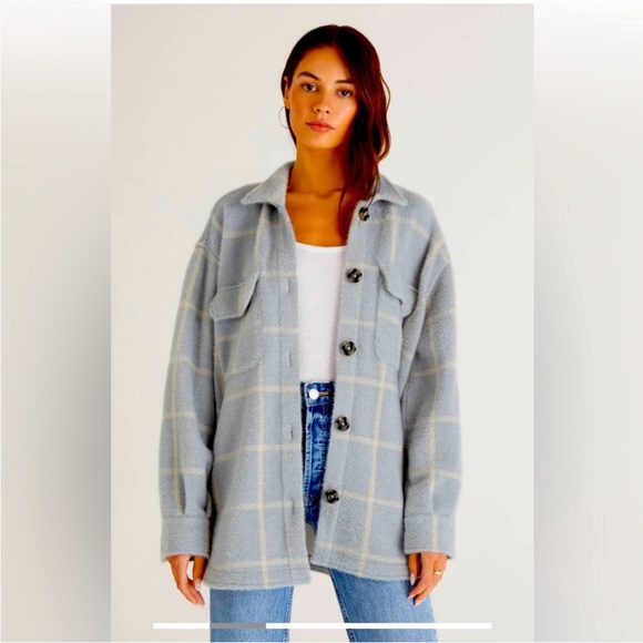 Z Supply Jackets & Blazers - NWT Z Supply Plaid Tucker Jacket Small